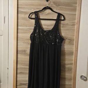 Apt. 9 Black Sequin Top